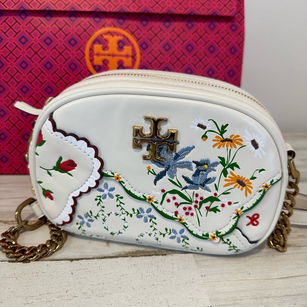 TORY BURCH Kira Mixed-Floral Camera Bag
